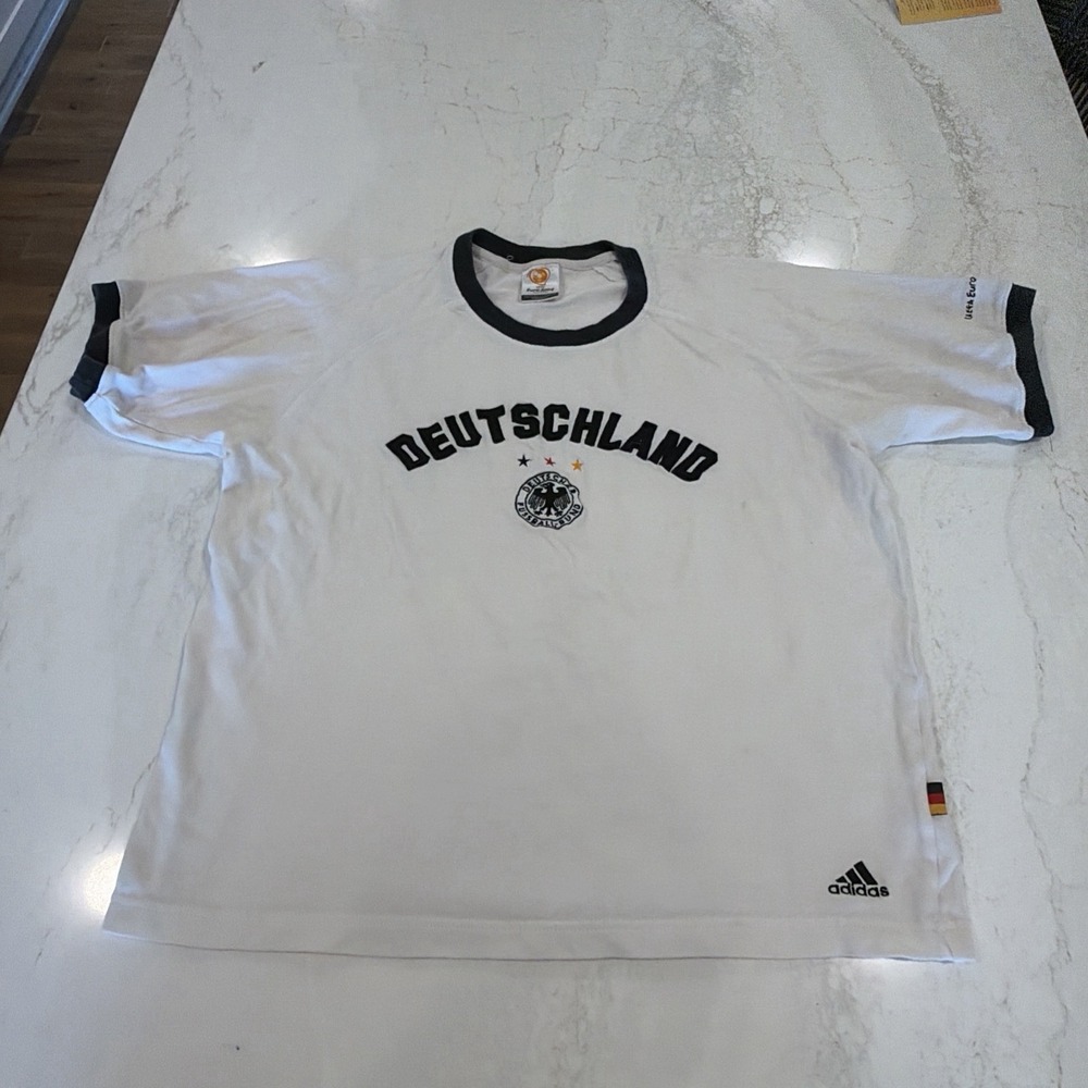 ADIDAS UEFA Euro 2004 Official Licensed Product  Deutschland T-Shirt SZ M